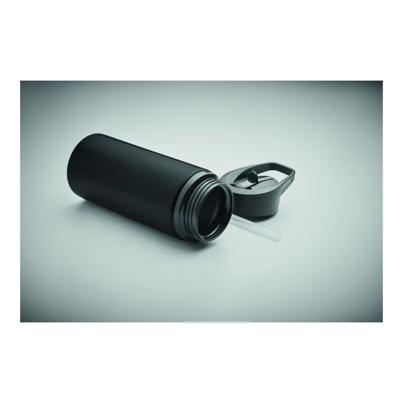 Foresta – Borraccia sportiva in acciaio inox riciclato 500 ml, colore Nero