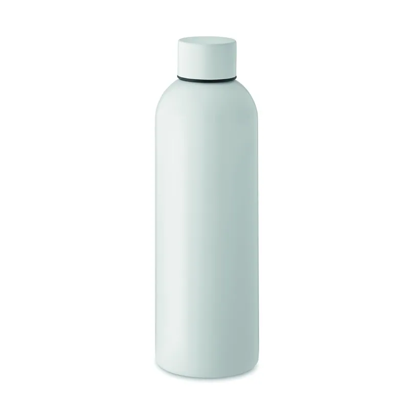 Anemone – Borraccia sportiva in acciaio inox riciclato 750 ml, colore Bianco, vista fronte