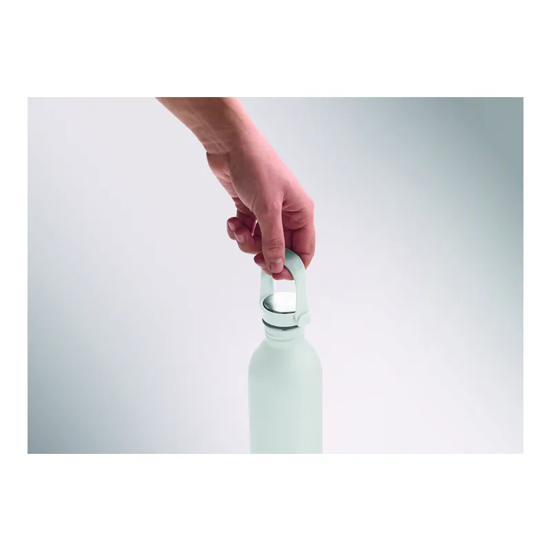 Ciottolo – Borraccia sportiva in acciaio inox 500 ml, colore Bianco