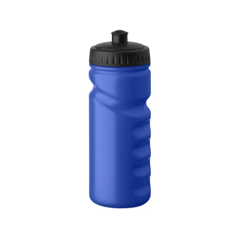 Corallo – Borraccia sportiva in plastica PE 500 ml, colore Blu, vista fronte