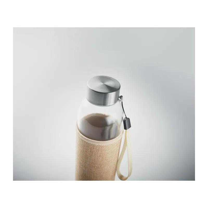 Calcare – Borraccia in vetro 500 ml, colore Beige, vista dettaglio