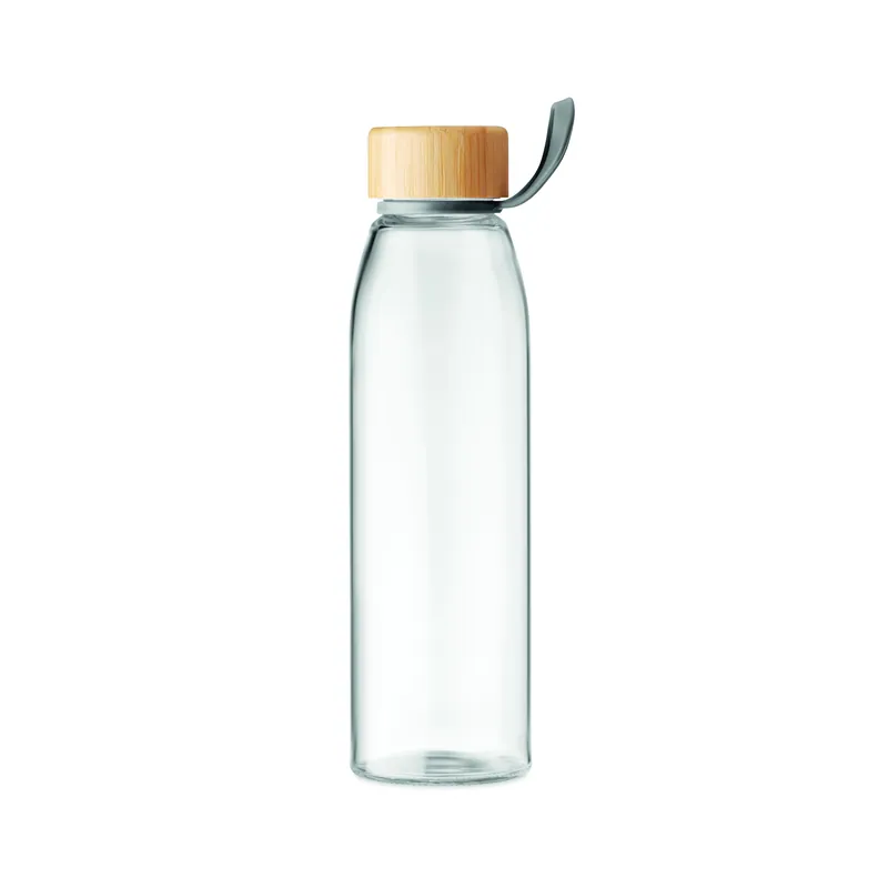 Acqua viva – Borraccia in vetro 500 ml, colore Trasparente, vista aperta
