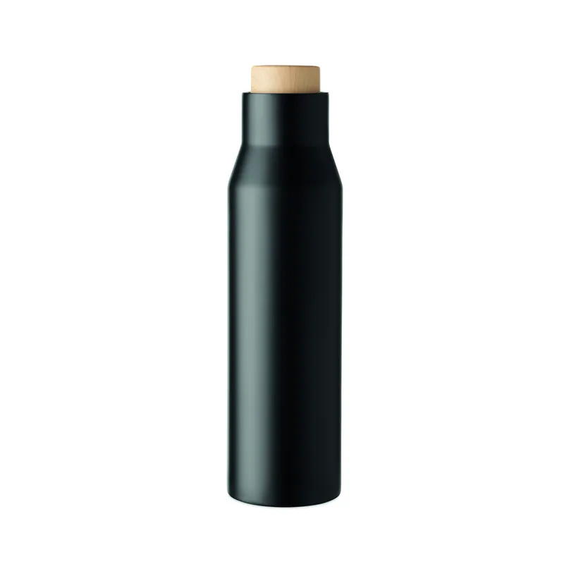 Isola – Borraccia termica in acciaio inox 500 ml, colore Nero, vista fronte