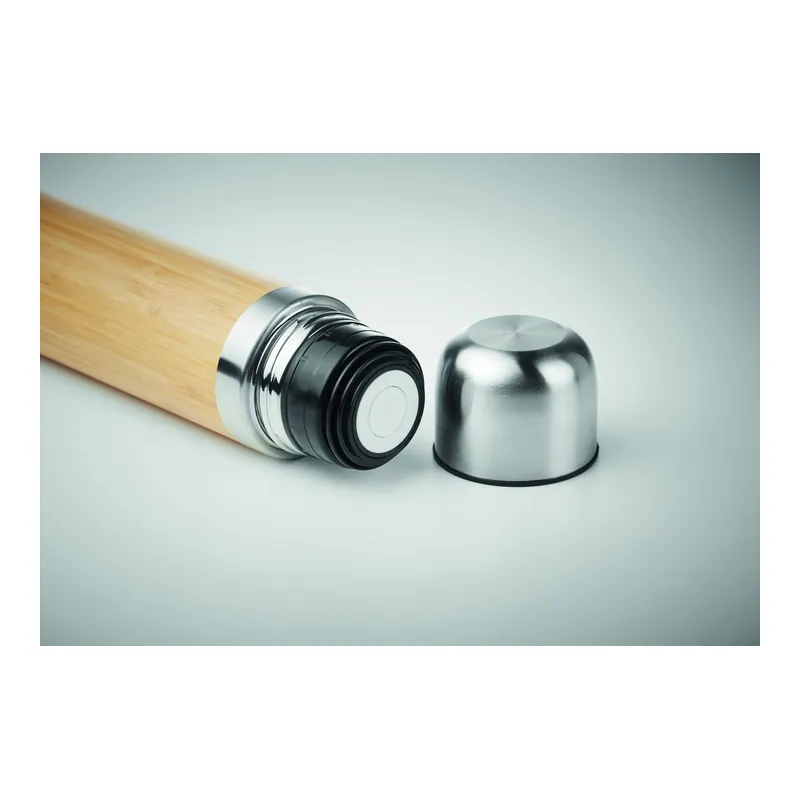 Ghiacciaio – Thermos in acciaio inox 400 ml, colore Legno, vista dettaglio