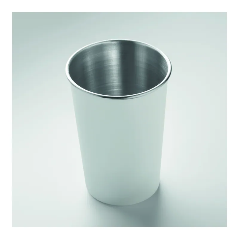 Gelsomino – Tazza da viaggio in acciaio inox riciclato 350 ml, colore Bianco, vista dettaglio