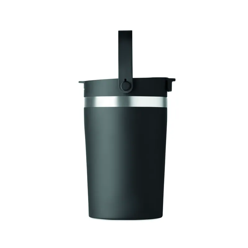 Approdo – Bicchiere riutilizzabile in acciaio inox 350 ml, colore Nero