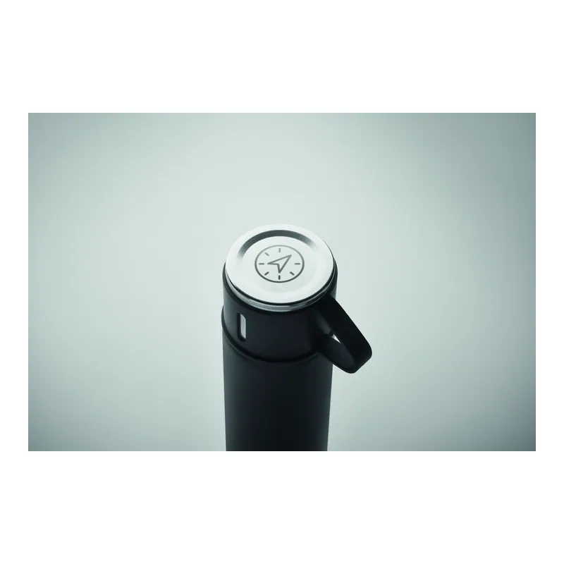 Arcobaleno – Thermos in acciaio inox 420 ml, colore Nero