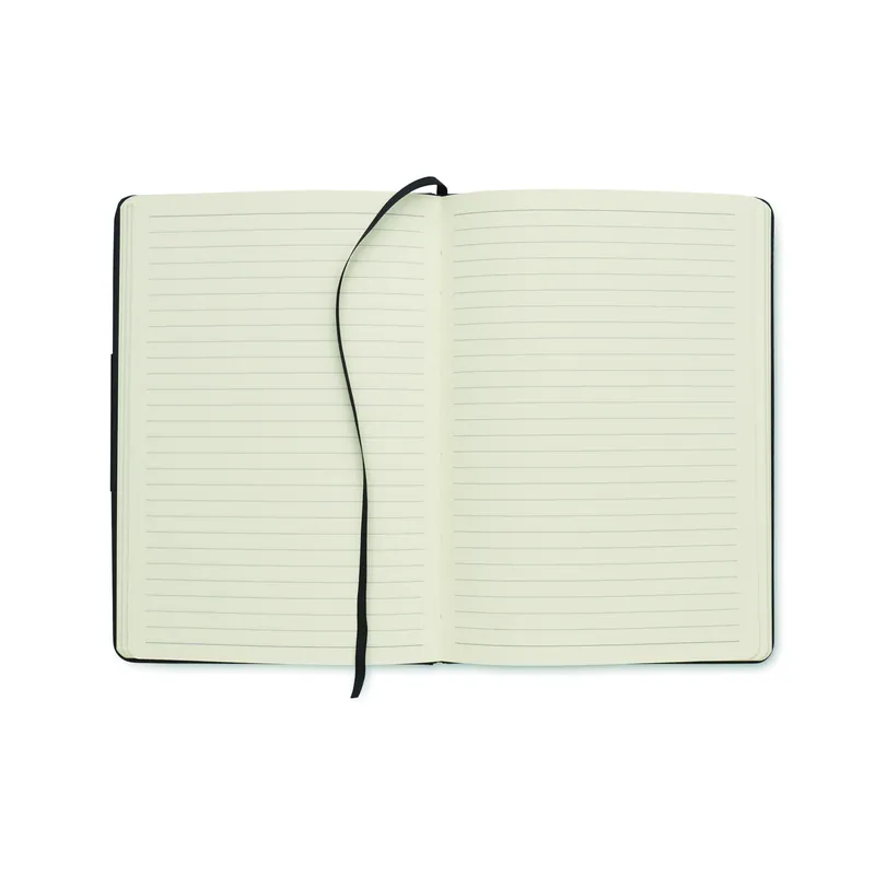 Stambecco – Set con borraccia in carta, colore Nero, vista aperta