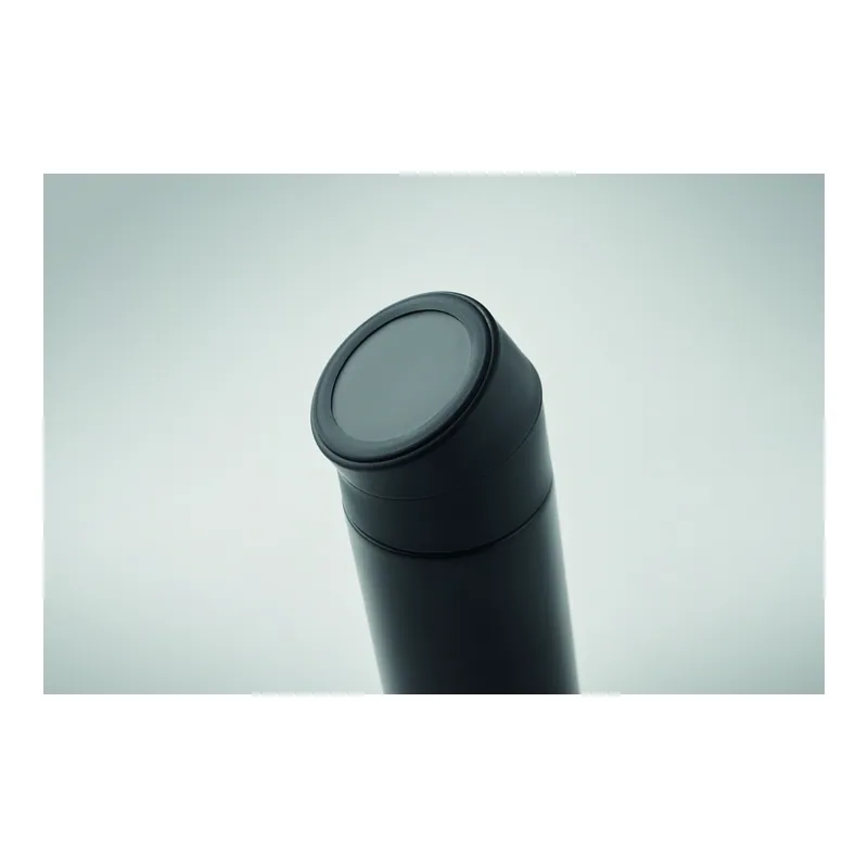 Lampone – Thermos in acciaio inox riciclato 420 ml, colore Nero