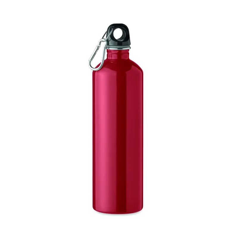 Fiordo – Borraccia sportiva in acciaio inox riciclato 750 ml, colore Rosso, vista fronte