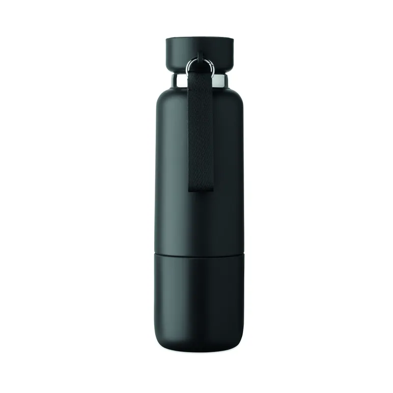 Ginestra – Borraccia termica in acciaio inox 500 ml, colore Nero