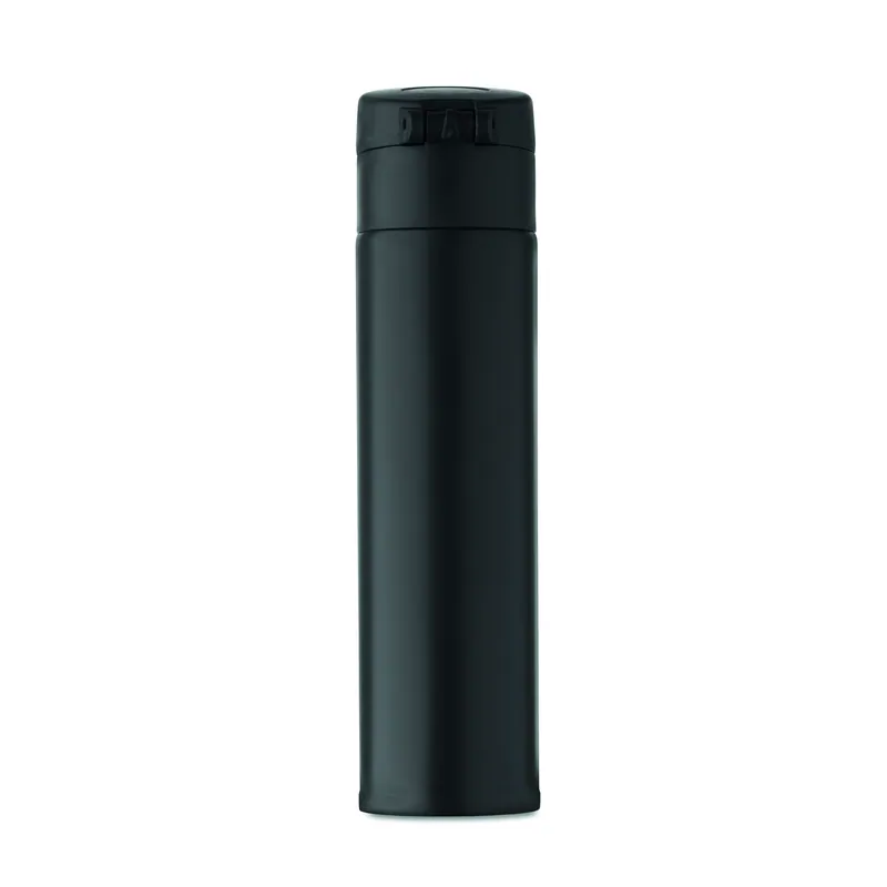 Zenit – Borraccia termica in acciaio inox 300 ml, colore Nero