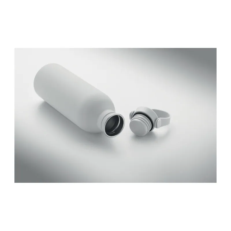 Ciottolo – Borraccia sportiva in acciaio inox 500 ml, colore Bianco