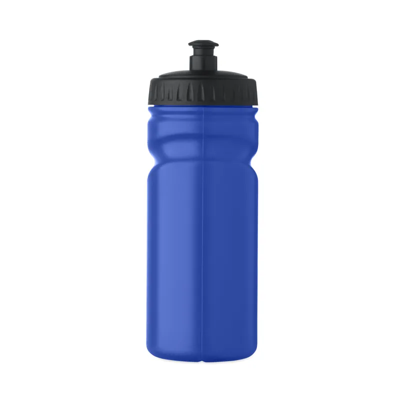 Corallo – Borraccia sportiva in plastica PE 500 ml, colore Blu, vista lato