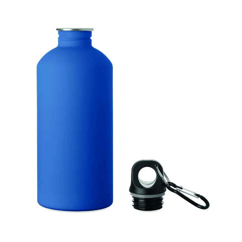 Zefiro – Borraccia sportiva in acciaio inox riciclato 500 ml, colore Blu Royal, vista retro
