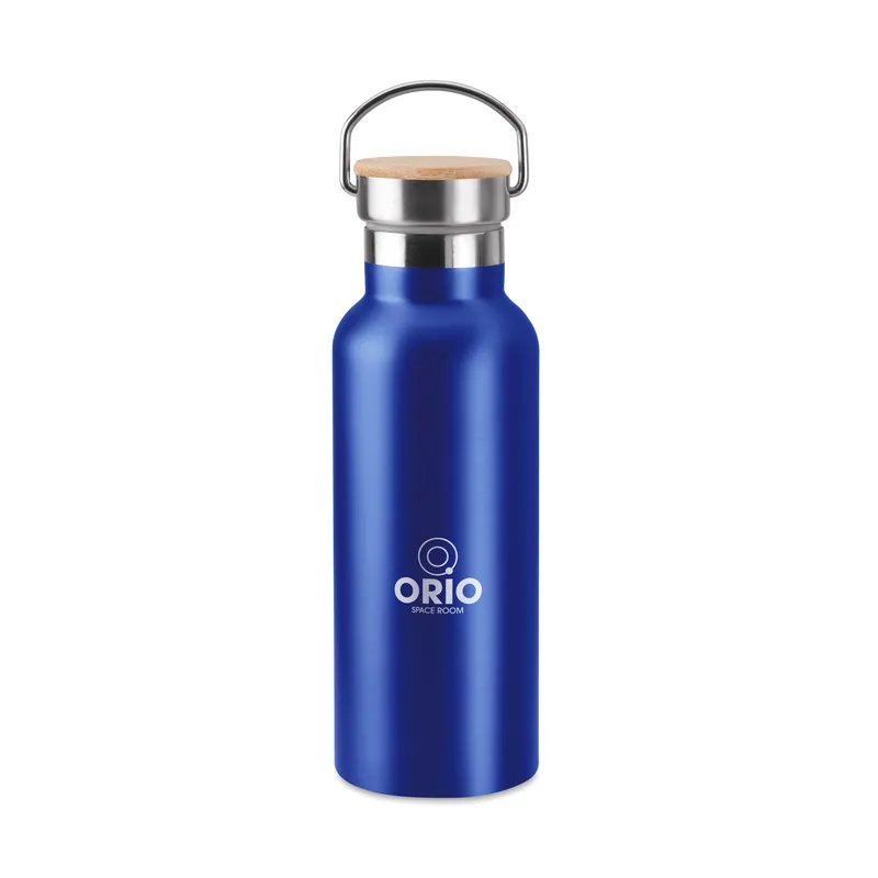 Terma – Thermos in acciaio inox 500 ml, colore Blu, esempio di stampa