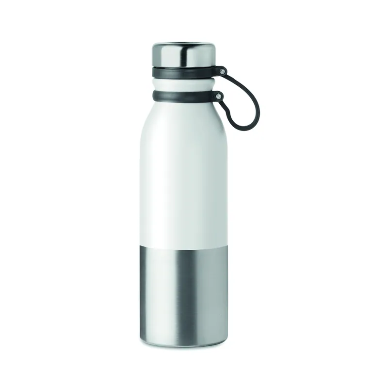Giada – Borraccia termica in acciaio inox 600 ml, colore Bianco, vista fronte
