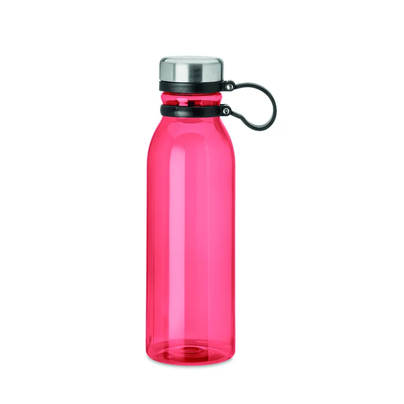 Scogliera – Borraccia sportiva in RPET riciclato 780 ml, colore Rosso Trasparente, vista fronte