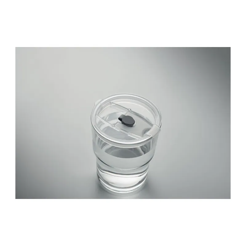 Fonte – Bicchiere riutilizzabile in vetro 400 ml, colore Trasparente