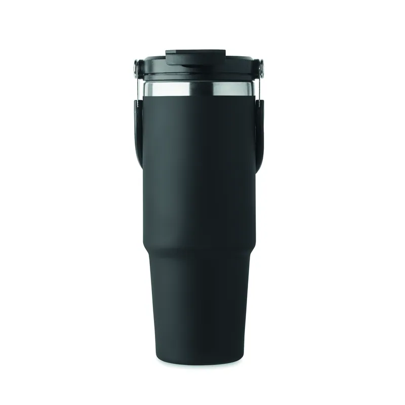 Nebbia – Bicchiere riutilizzabile in acciaio inox riciclato 850 ml, colore Nero