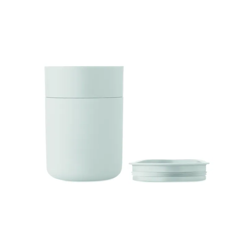 Olivo – Bicchiere riutilizzabile in polipropilene 330 ml, colore Bianco, vista lato