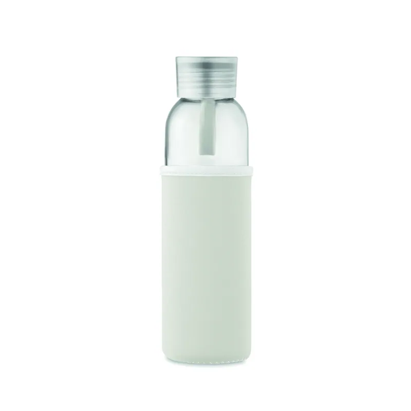 Bora – Borraccia in vetro 500 ml, colore Beige, vista dall alto