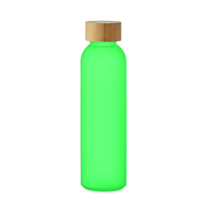 Estuario – Borraccia in vetro 500 ml, colore Verde Trasparente, vista fronte