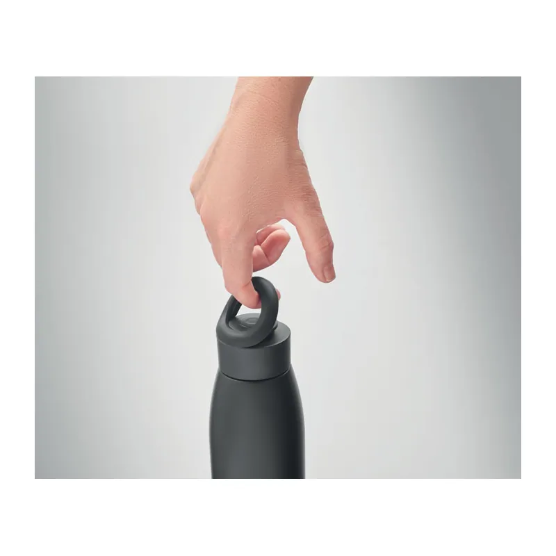 Scirocco – Thermos in acciaio inox riciclato 400 ml, colore Nero, vista dettaglio