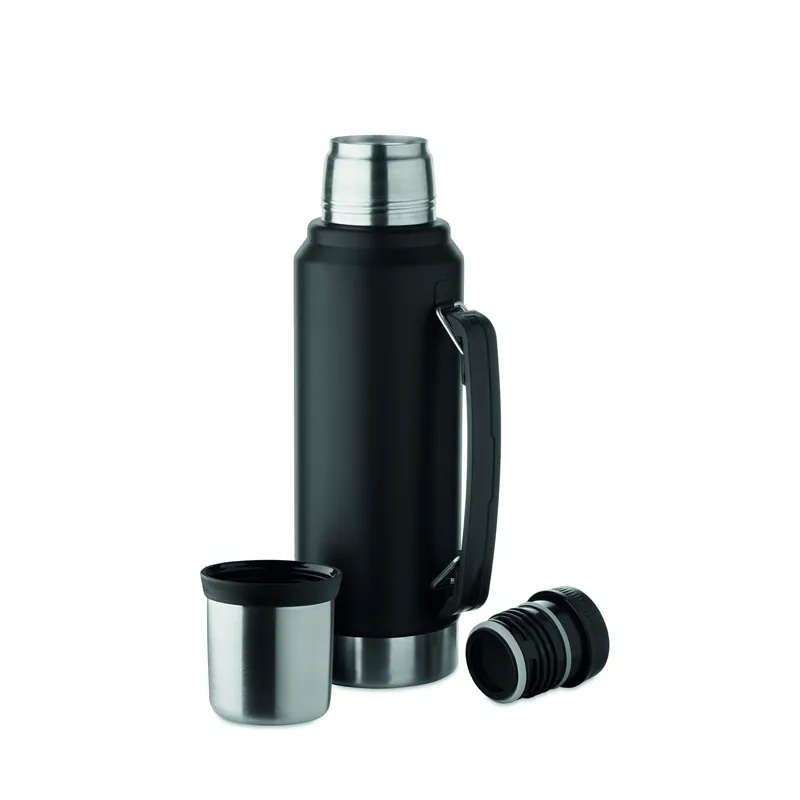 Torrente – Thermos in acciaio inox, colore Nero