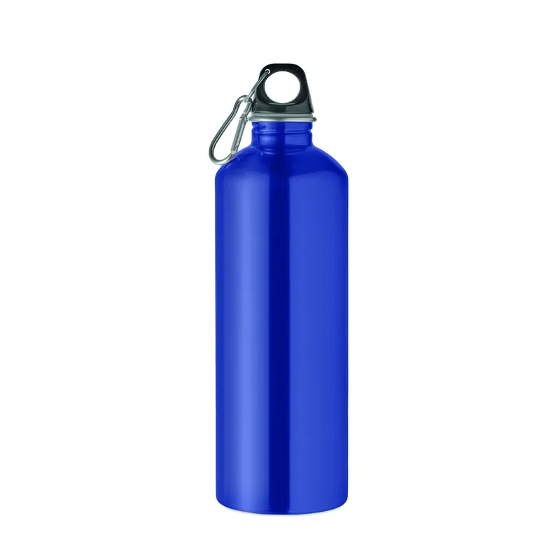 Grecale – Borraccia sportiva in acciaio inox 1 litro, colore Blu, vista retro