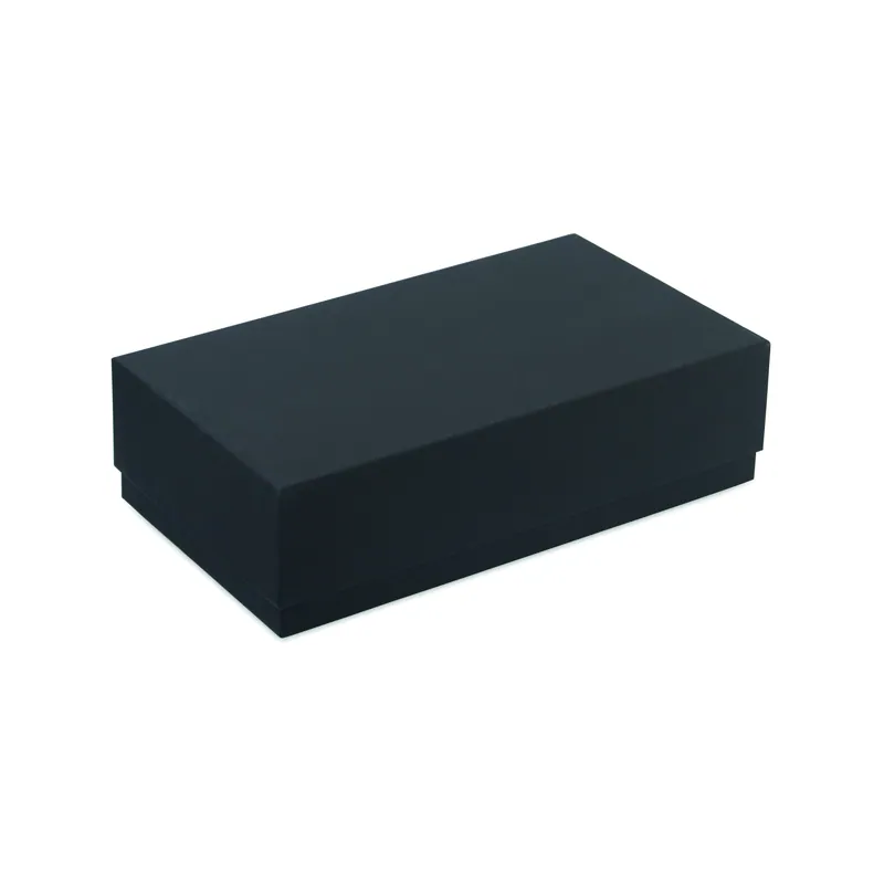 Bergamotto – Set con borraccia in acciaio inox, colore Nero, confezione