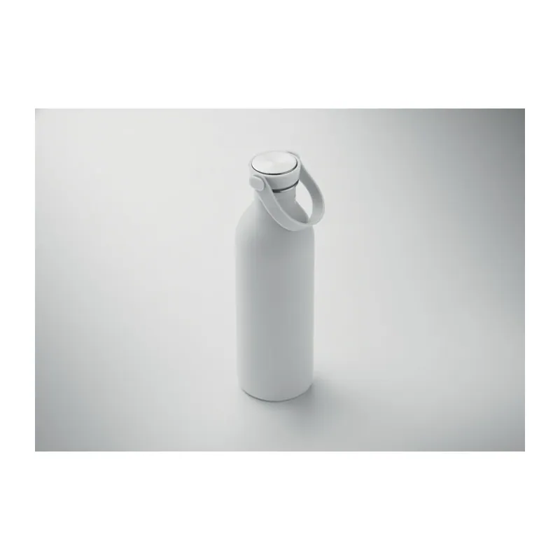 Ciottolo – Borraccia sportiva in acciaio inox 500 ml, colore Bianco