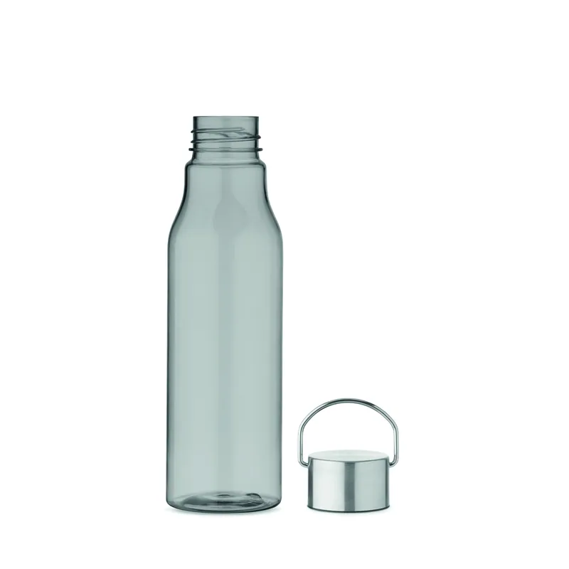 Temporale – Borraccia sportiva in RPET riciclato 600 ml, colore Grigio Trasparente, vista retro