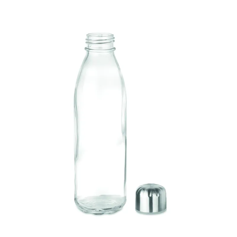 Vento – Borraccia in vetro 650 ml, colore Trasparente, vista lato