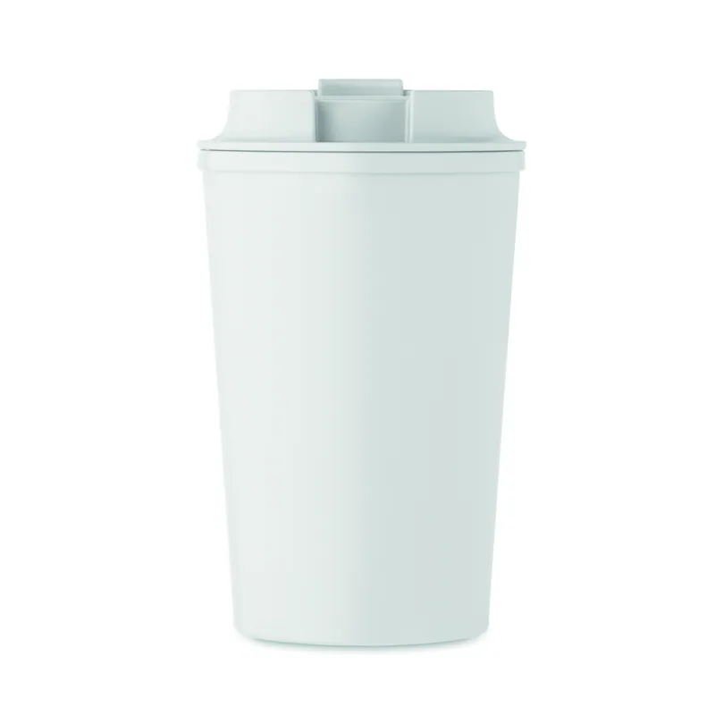 Sorgiva – Bicchiere riutilizzabile in PLA 350 ml, colore Bianco, vista dall alto