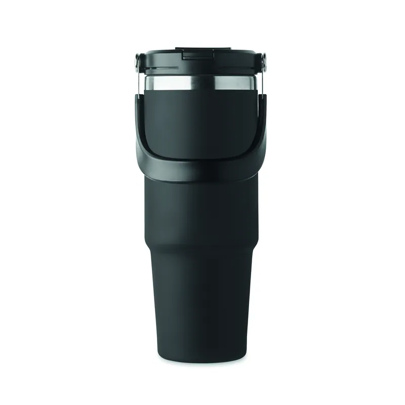 Nebbia – Bicchiere riutilizzabile in acciaio inox riciclato 850 ml, colore Nero
