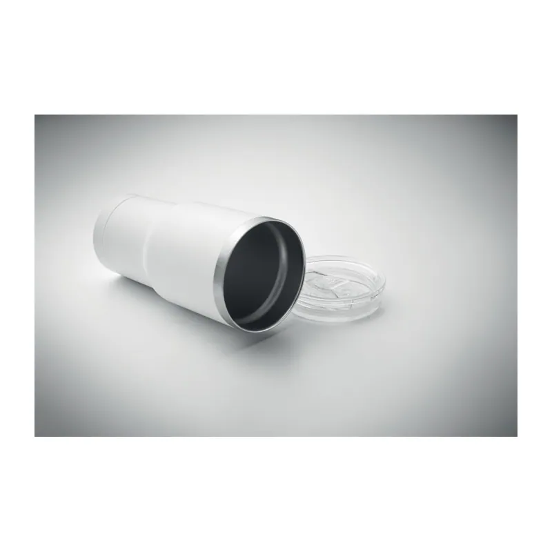 Ambra – Bicchiere riutilizzabile in acciaio inox 550 ml, colore Bianco, vista dettaglio