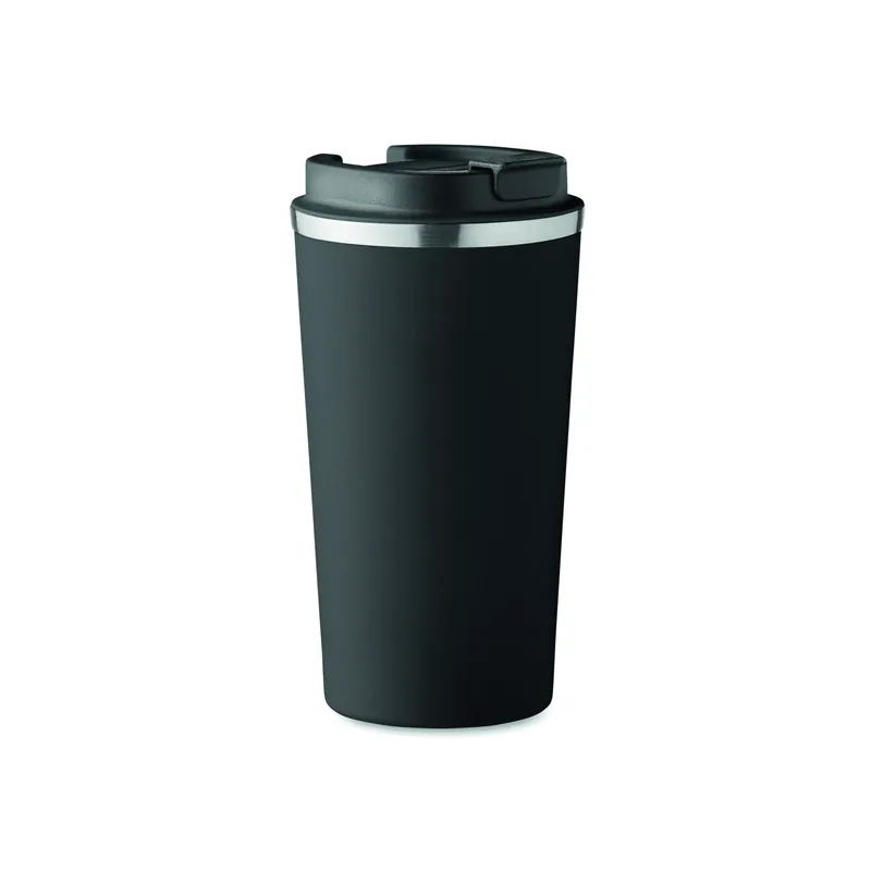 Fondale – Bicchiere riutilizzabile in acciaio inox 510 ml, colore Nero, vista fronte