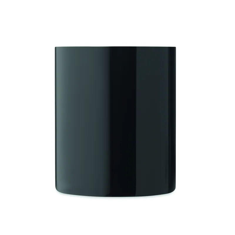 Fenice – Tazza da viaggio in acciaio inox 300 ml, colore Nero, vista retro