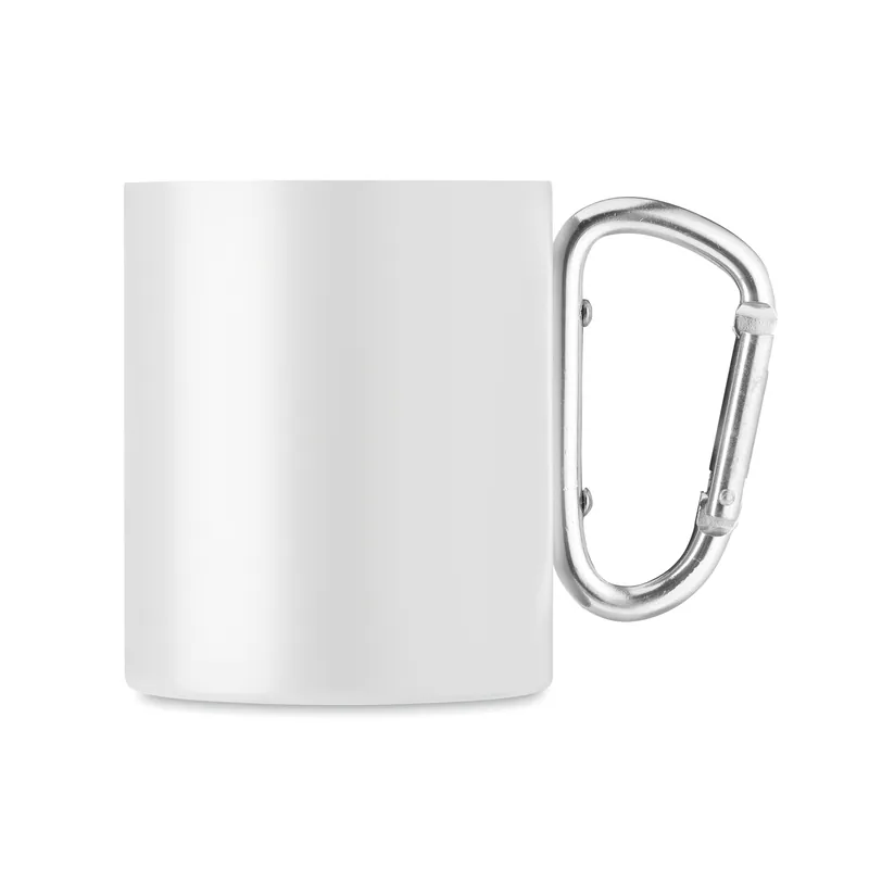 Refolo – Tazza da viaggio in acciaio inox 300 ml, colore Bianco, vista retro