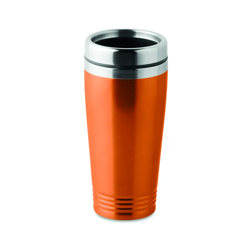 Marea – Tumbler termico in acciaio inox 400 ml, colore Arancio, vista fronte