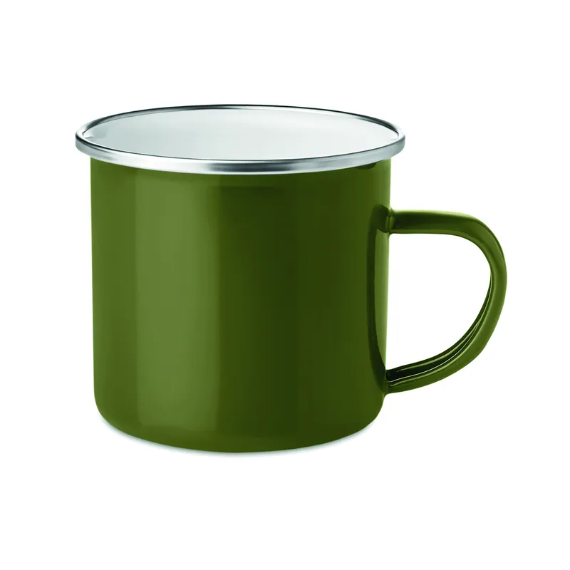 Corbezzolo – Tazza da viaggio in metallo 350 ml, colore Verde, vista fronte