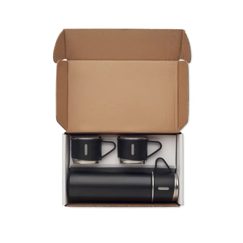 Conchiglia – Thermos in acciaio inox 420 ml, colore Nero