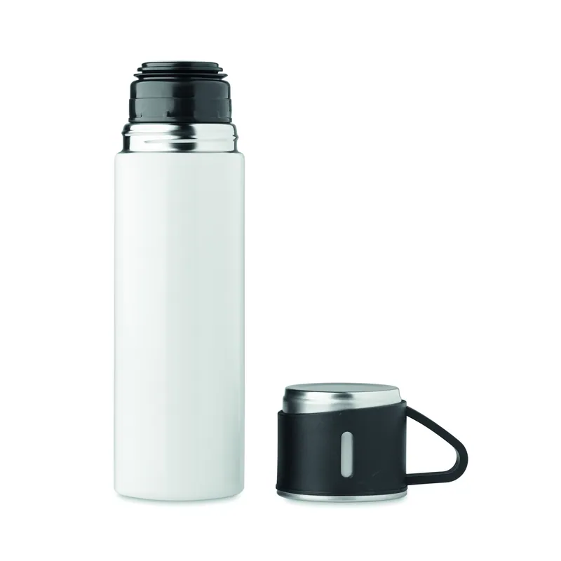 Arcobaleno – Thermos in acciaio inox 420 ml, colore Bianco, vista dall alto