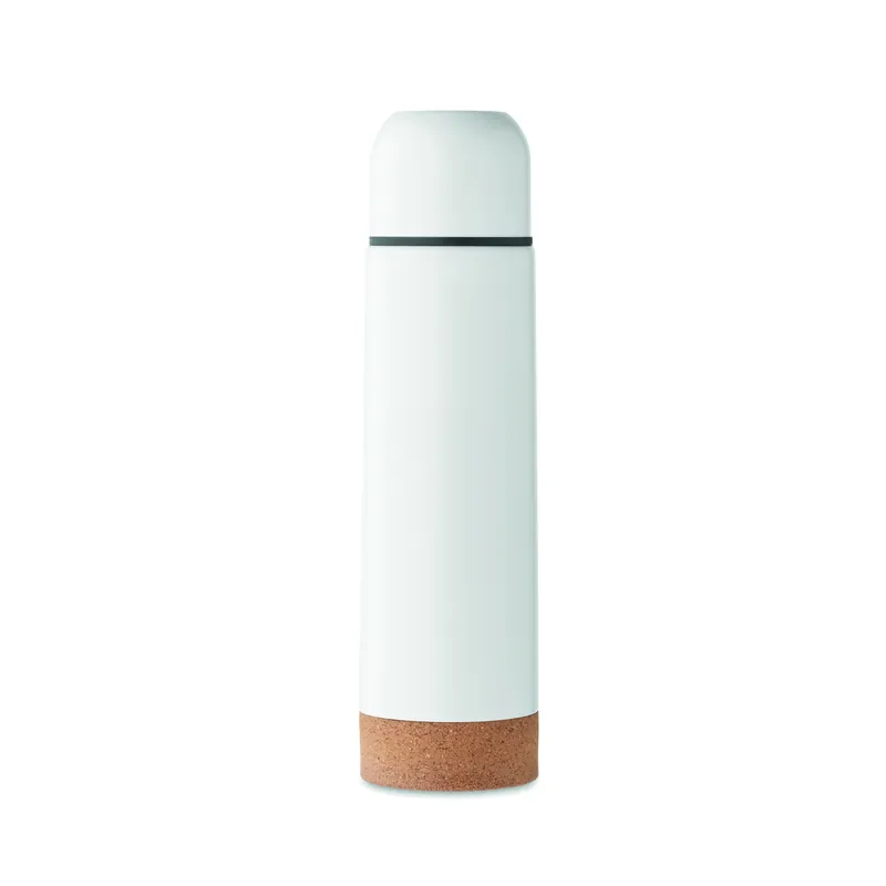 Boreale – Thermos in acciaio inox riciclato 500 ml, colore Bianco, vista retro