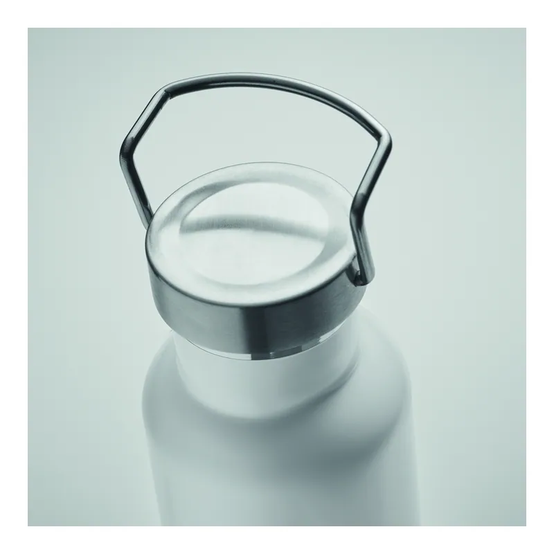 Quarzo – Borraccia termica in acciaio inox riciclato 500 ml, colore Bianco