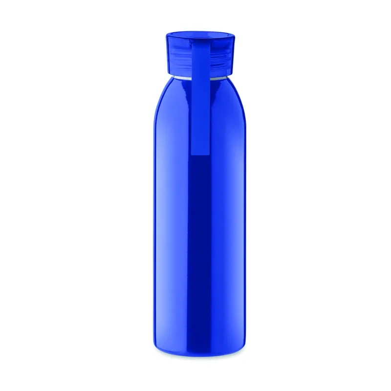 Rugiada alpina – Borraccia sportiva in acciaio inox 650 ml, colore Blu, vista lato