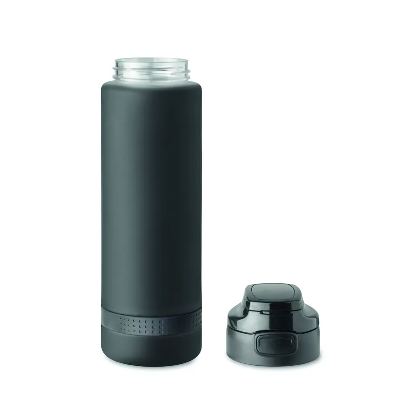 Acero – Borraccia sportiva in RPET riciclato 1 litro, colore Nero