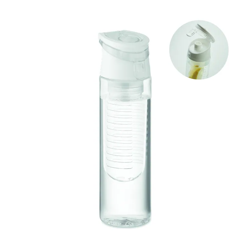 Felce – Borraccia sportiva in RPET riciclato 500 ml, colore Bianco, vista fronte
