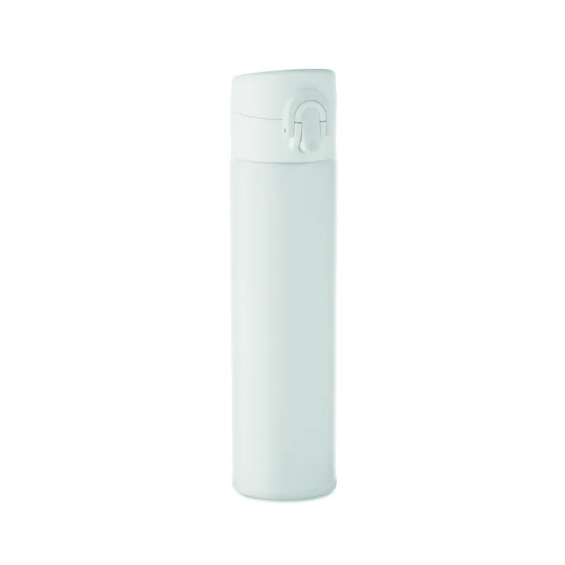 Zenit – Borraccia termica in acciaio inox 300 ml, colore Bianco, vista fronte